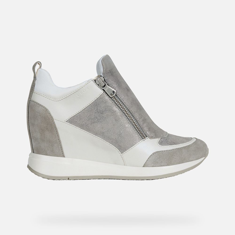 Geox Bayan Spor Ayakkabı Gri - Nydame - WCU-096582